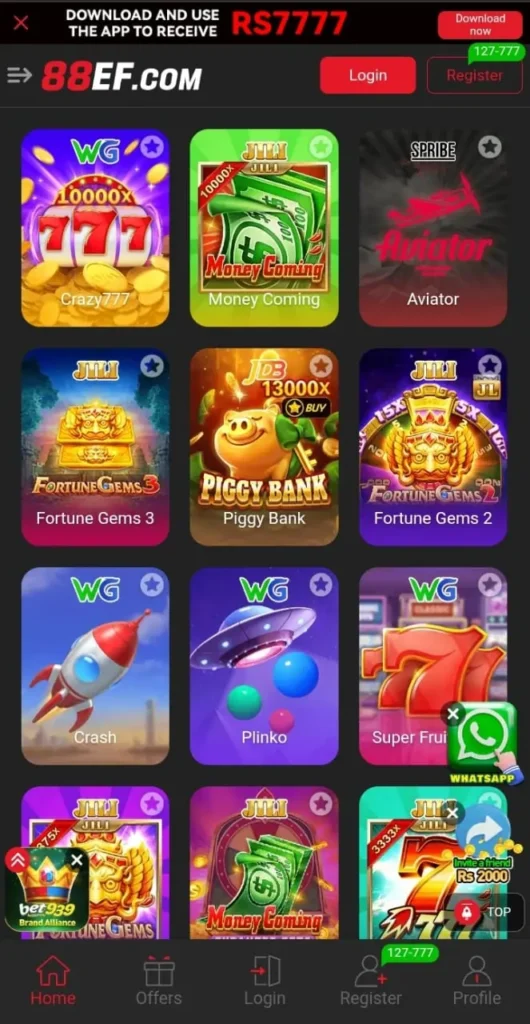 888EF Game