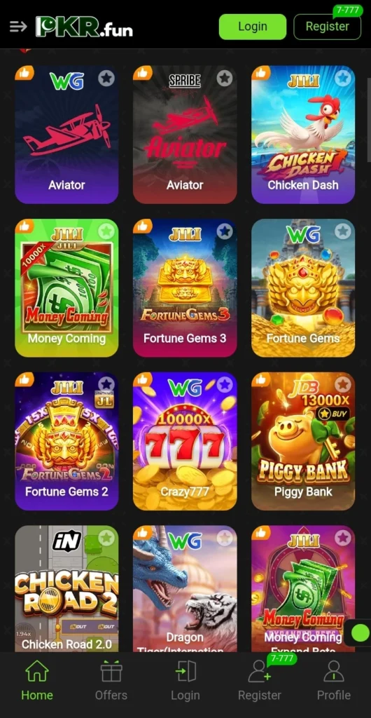 PKR Fun Game